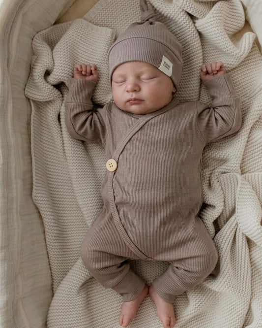 Boxpakje rib | Taupe afbeelding 1 - Blossom & Feather