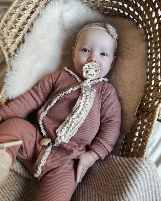 Boxpakje rib | Klei roze | Kant afbeelding 2 - Blossom & Feather