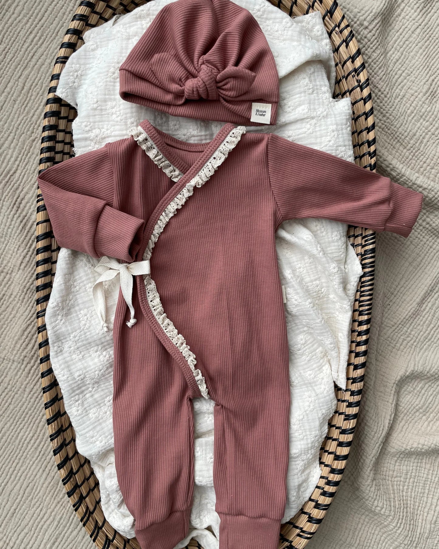 Boxpakje rib | Klei roze | Kant afbeelding 6 - Blossom & Feather