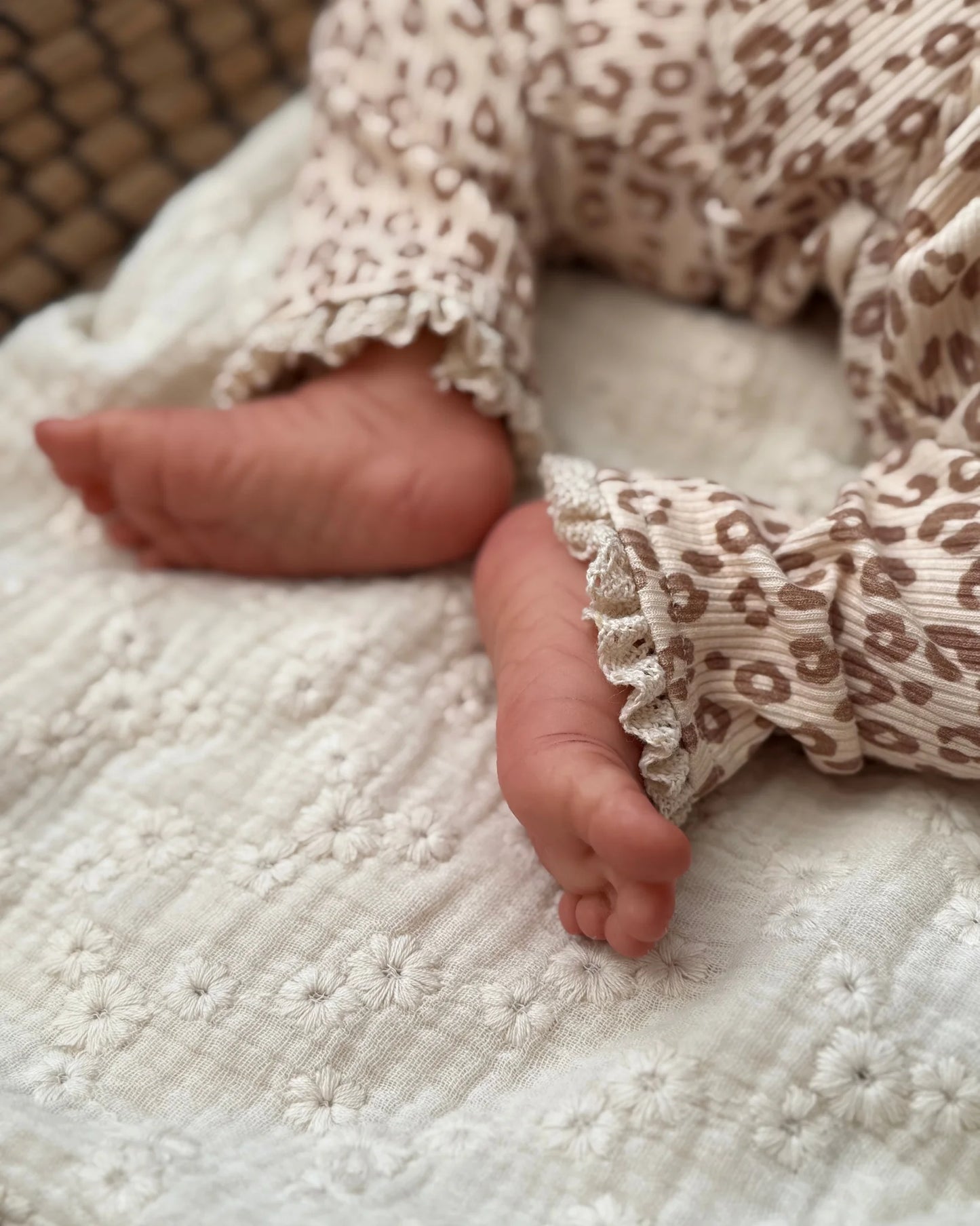 Broekje rib | Luipaard | Kant afbeelding 1 - Blossom & Feather