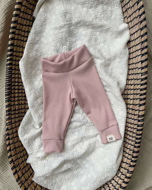 Broekje rib | Nude roze - Blossom & Feather