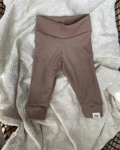 Broekje rib | Taupe afbeelding 1 - Blossom & Feather