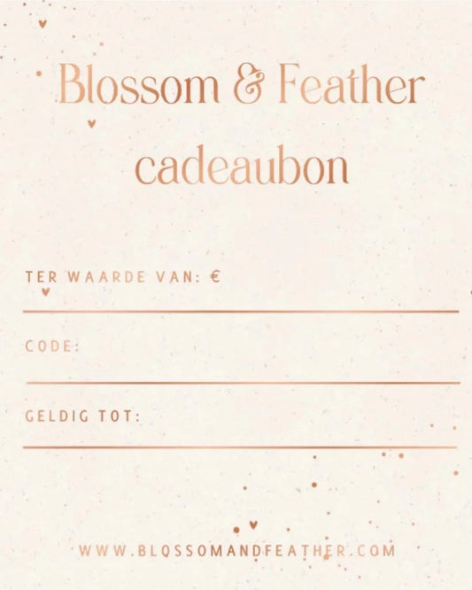 Blossom & Feather | cadeaubon - Blossom & Feather