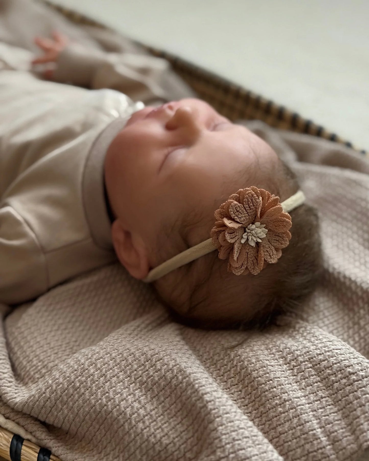 Haarbandje Rosa | Bruin . Op voorraad - Blossom & Feather