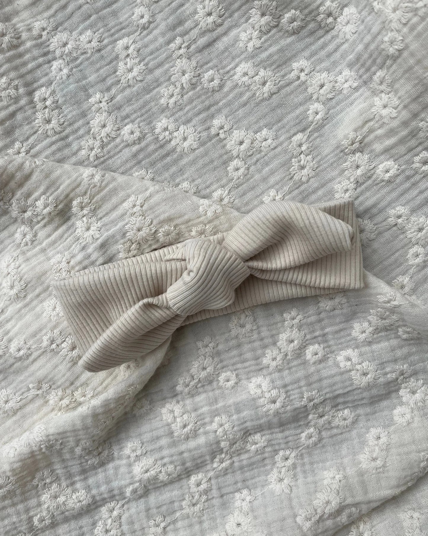 Haarbandje rib | Cr�me - Blossom & Feather