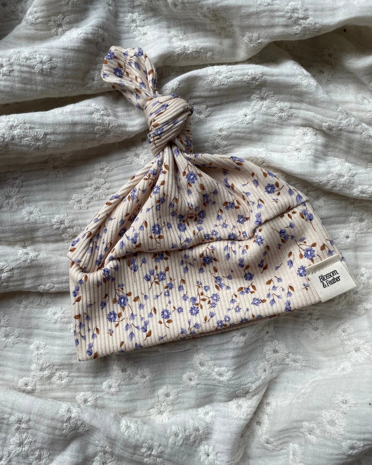 Knoopmutsje rib | Sofia - Blossom & Feather