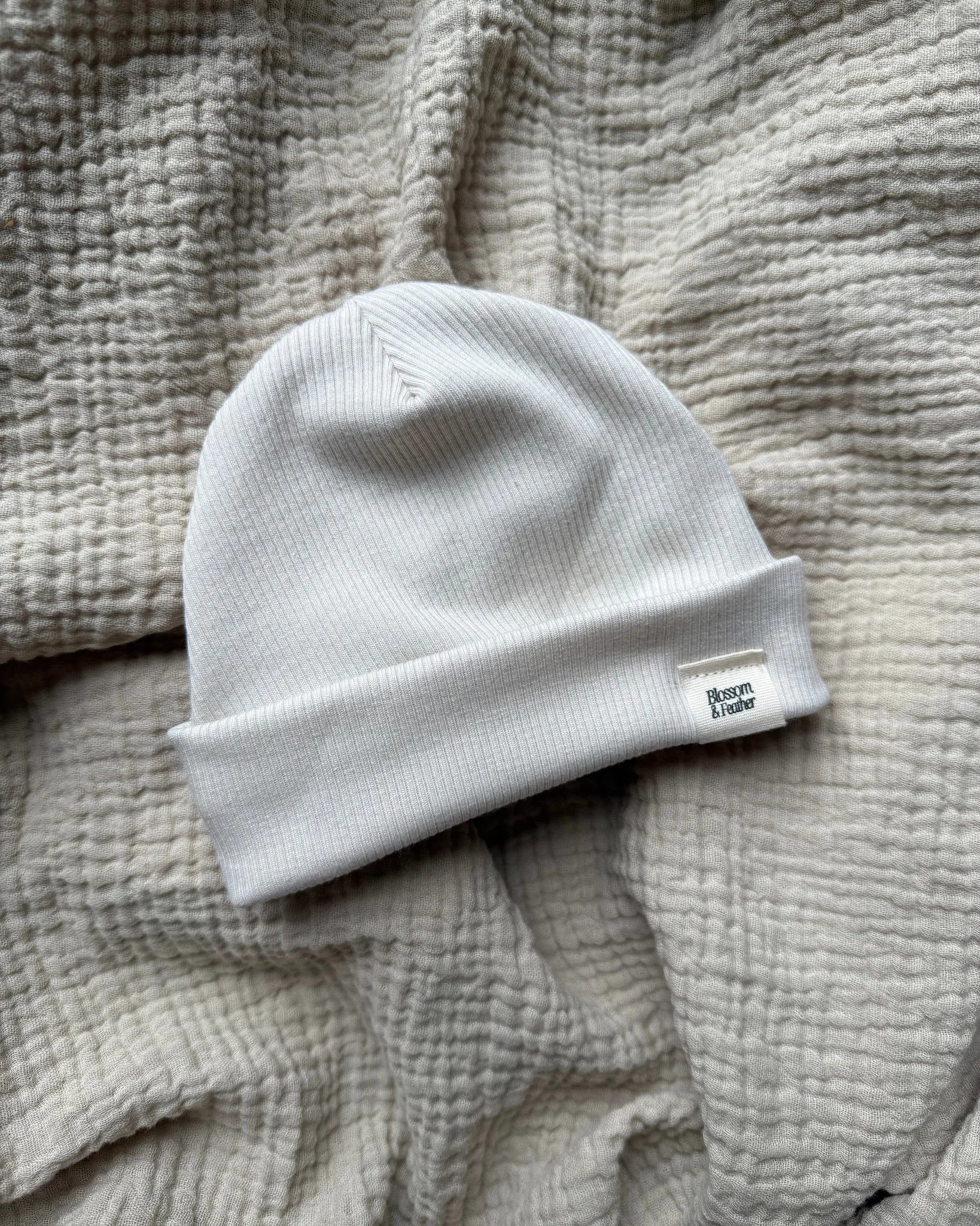Beanie rib | Cr�me - Blossom & Feather