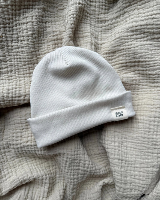 Beanie rib | Cr�me - Blossom & Feather
