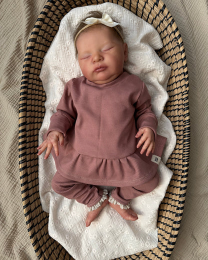 Peplum trui | Klei roze afbeelding 1 - Blossom & Feather