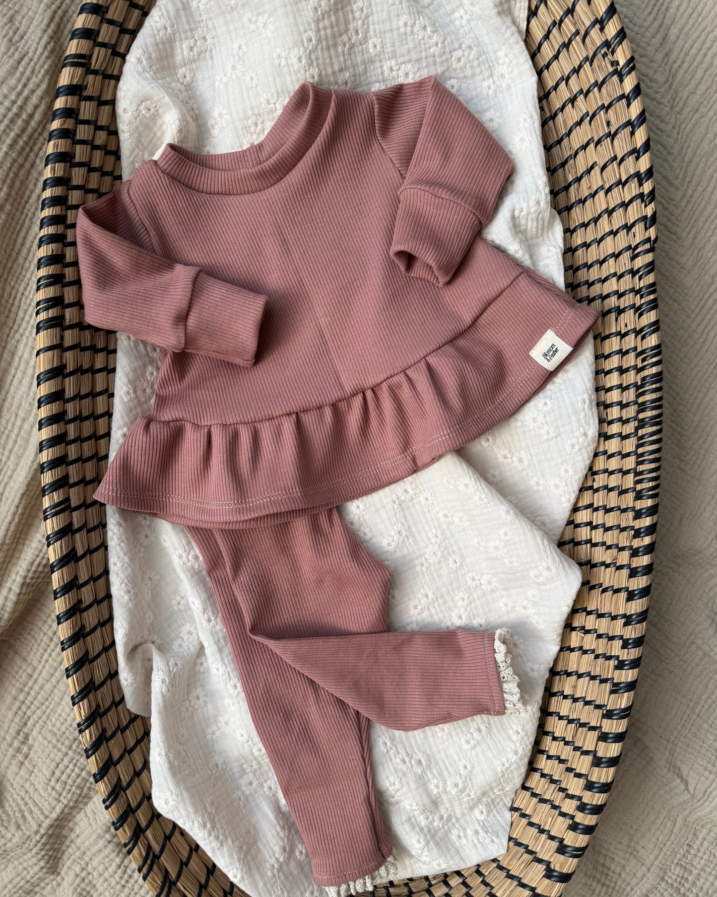 Peplum trui | Klei roze afbeelding 4 - Blossom & Feather