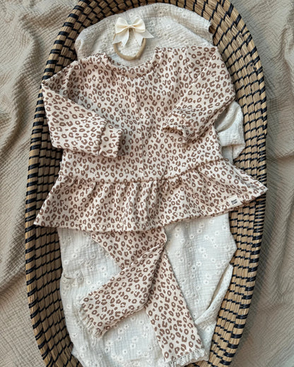 Peplum trui | Luipaard afbeelding 1 - Blossom & Feather