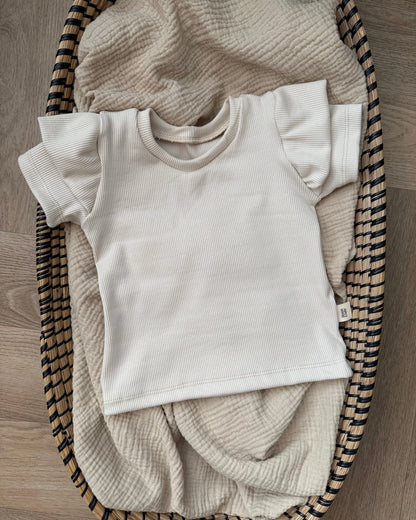 Shirt rib | Cr�me | Ruffle afbeelding 2 - Blossom & Feather