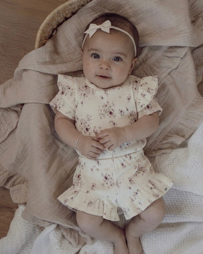 Shirtje rib | Kersenbloesem | Ruffle afbeelding 1 - Blossom & Feather