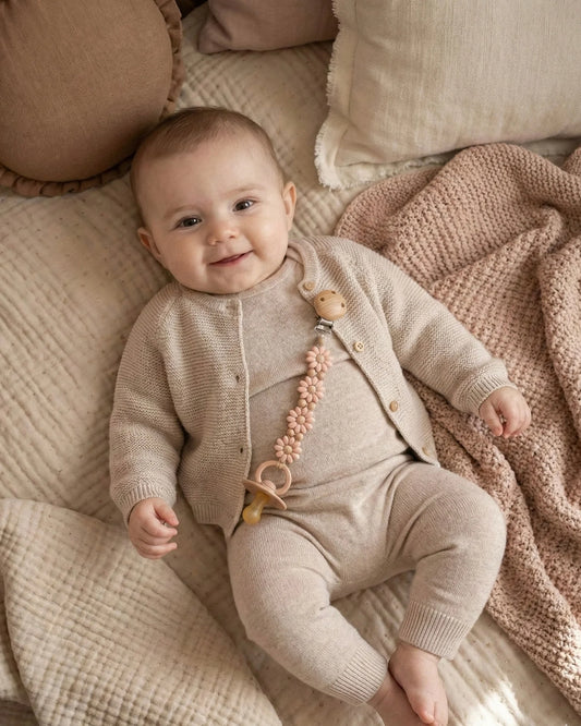 Speenkoord Daisy | Peachy . Op voorraad afbeelding 1 - Blossom & Feather