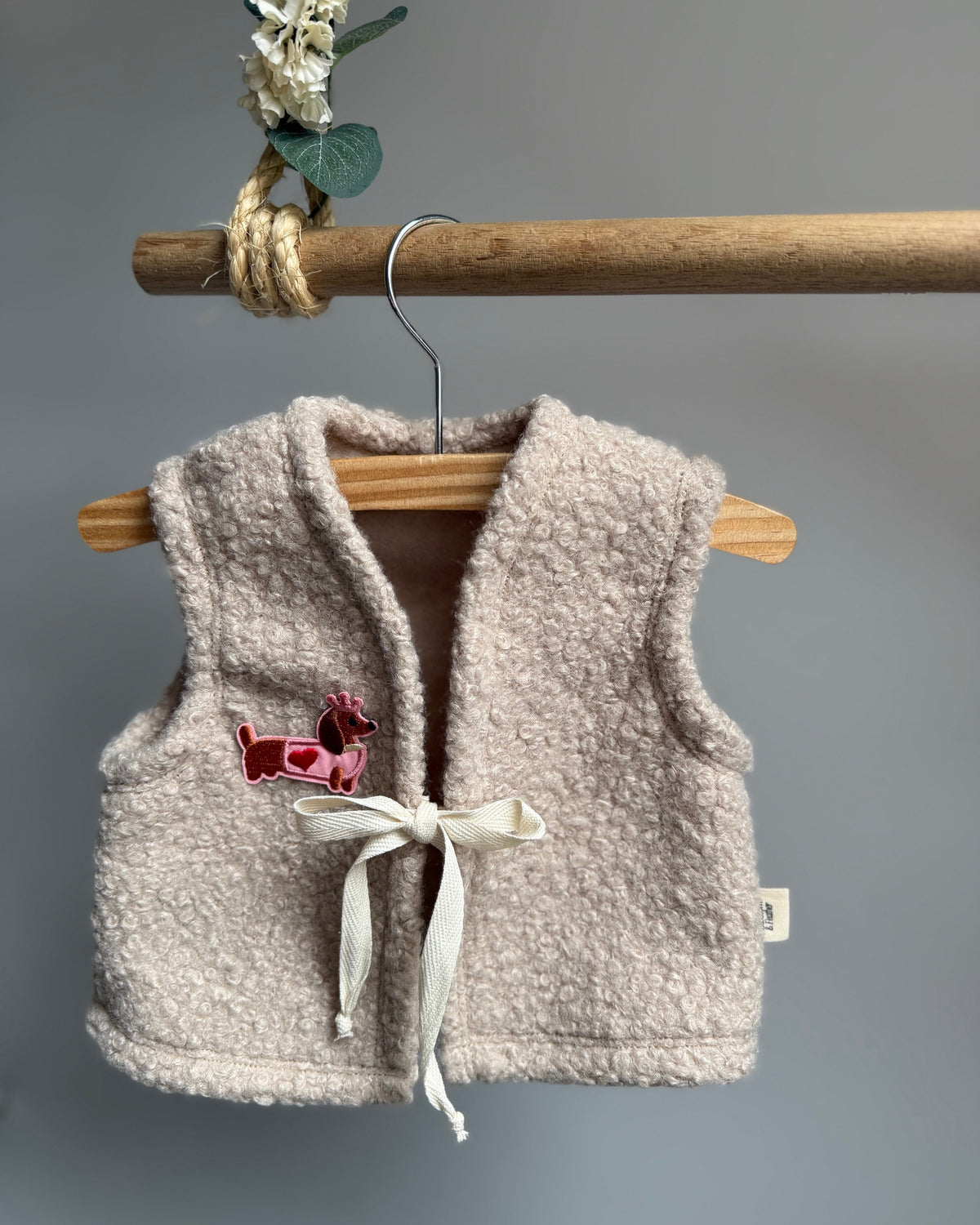 Chaleco teddy | Beige claro | Teckel imagen 1 - Blossom & Feather