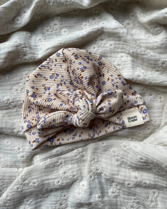 Turban mutsje rib | Sofia - Blossom & Feather