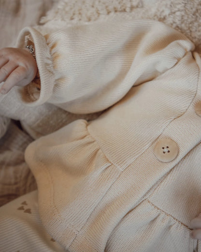 Vestje | Baby knit | Cr�me afbeelding 4 - Blossom & Feather