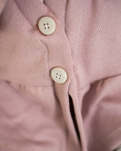 Vestje | 100% Baby knit | Oudroze afbeelding 4 - Blossom & Feather