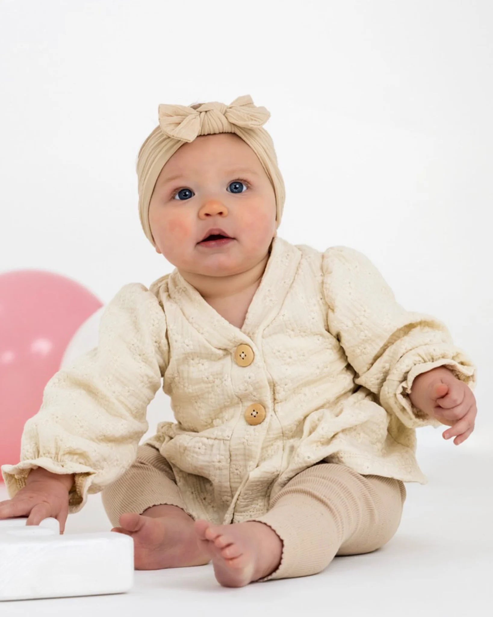 Vestje | Broderie | Ecru afbeelding 4 - Blossom & Feather