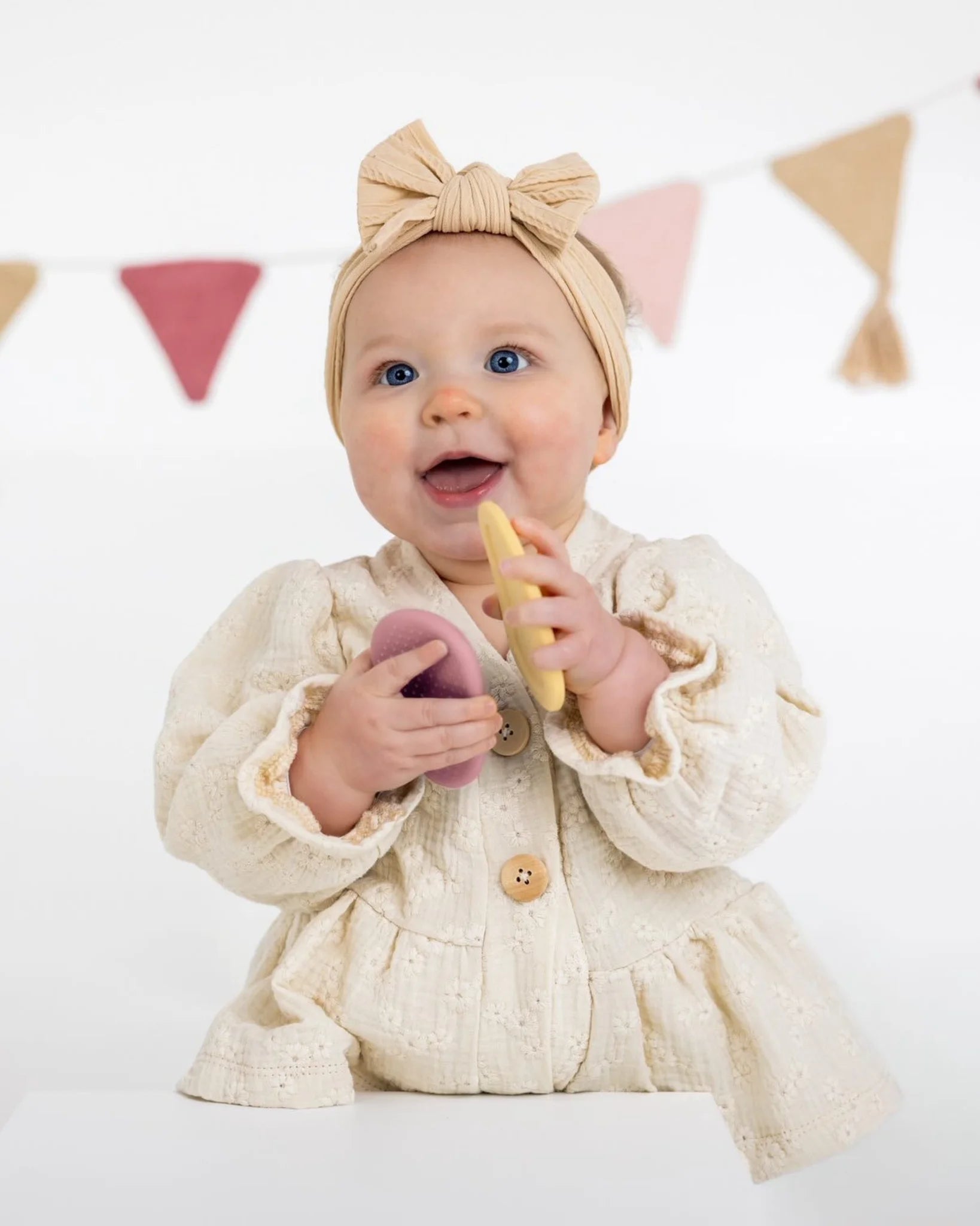 Vestje | Broderie | Ecru afbeelding 5 - Blossom & Feather